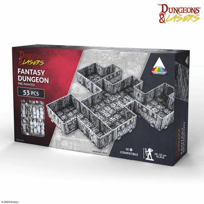 Dungeons & Lasers PrismaCast Pre-Painted Terrain Scale Model- Fantasy Dungeon - Good Games