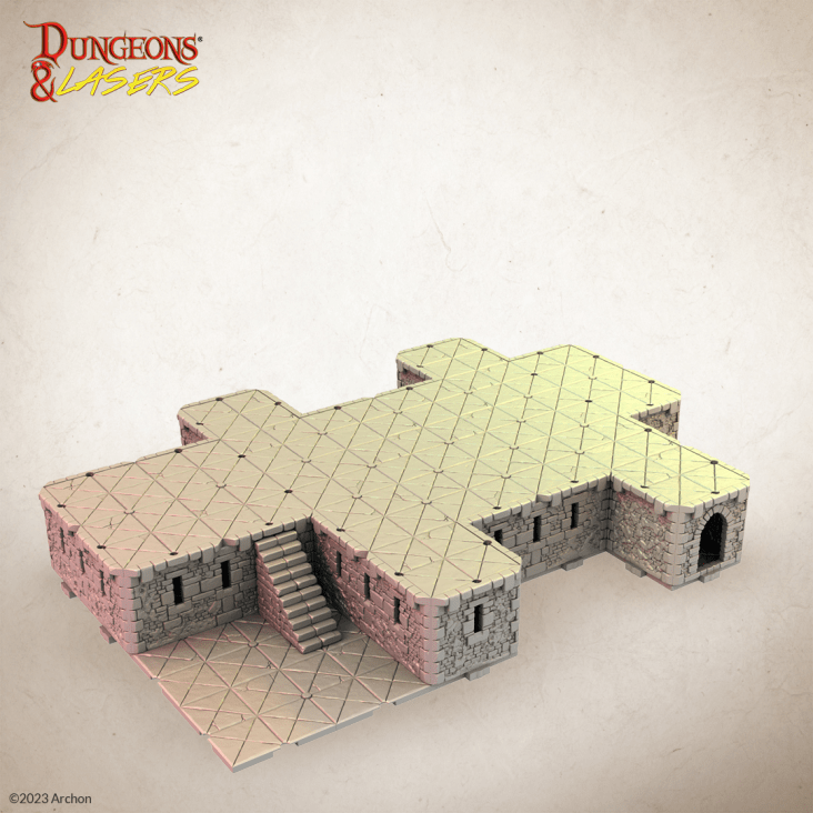 Dungeons & Lasers Starter Sets Scale Model - Grand Stronghold - Good Games
