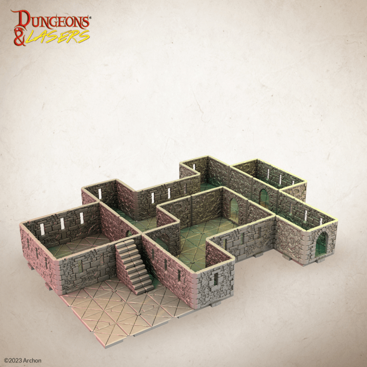 Dungeons & Lasers Starter Sets Scale Model - Grand Stronghold - Good Games
