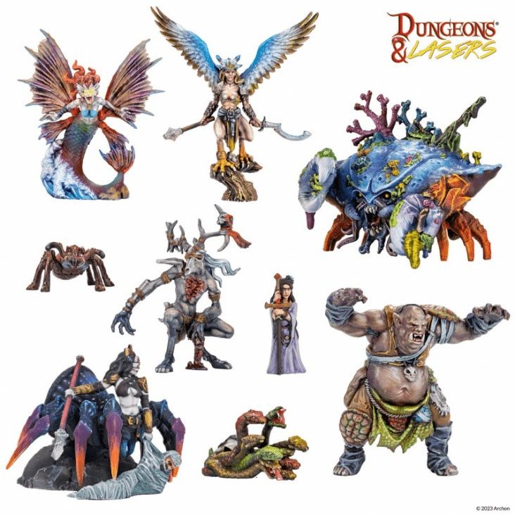 Dungeons & Lasers: Fantasy Miniatures Set - 237967 - Good Games