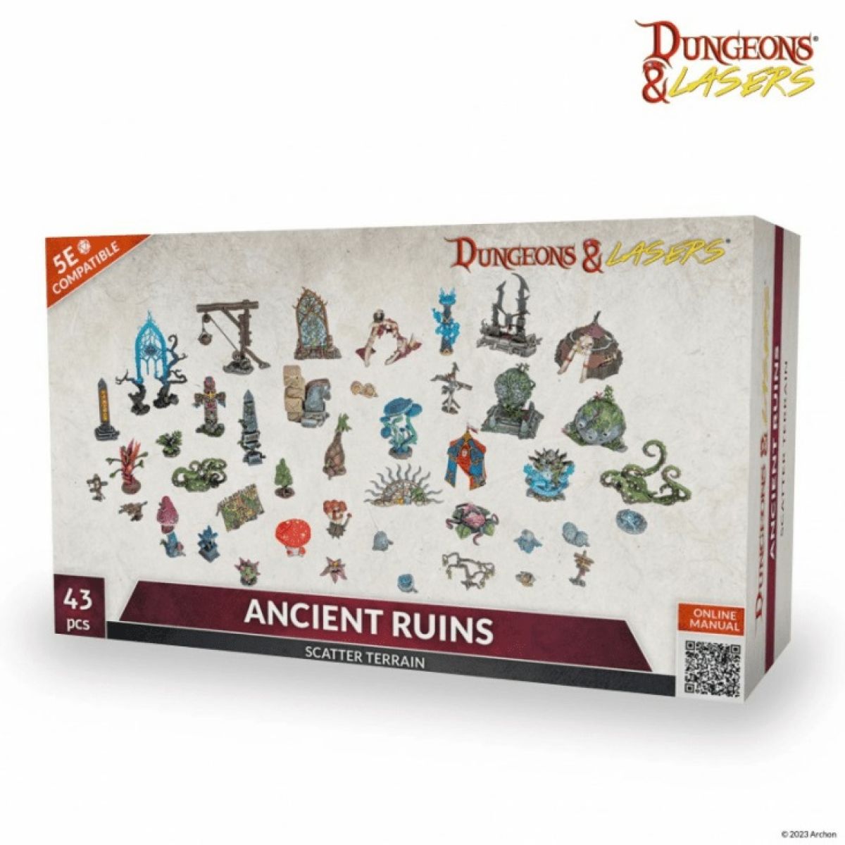 Dungeons &amp; Lasers: Ancient Ruins Scatter Terrain - Good Games
