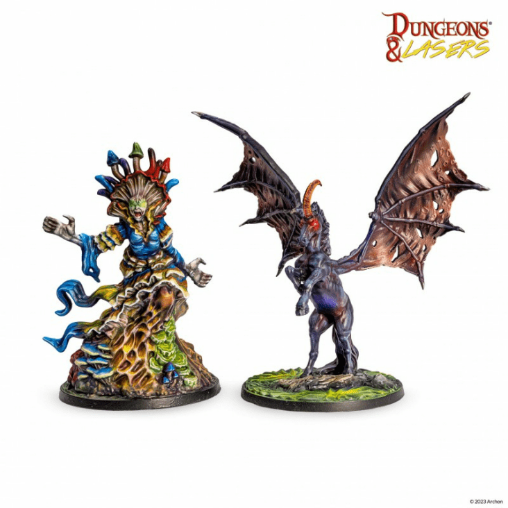 Dungeons &amp; Lasers Miniatures - Woodland Dwellers (DNL0068) - Good Games