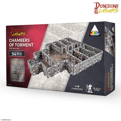 Dungeons & Lasers PrismaCast Pre-Painted Terrain Scale Model - Chambers Of Torment - Good Games
