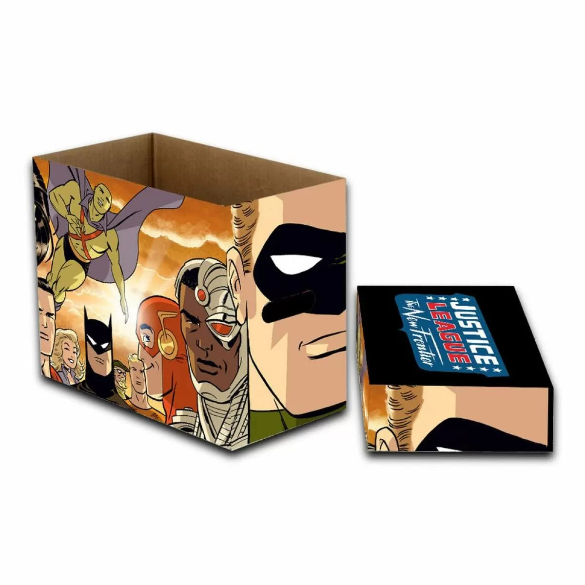 DC Comics Short Comic Book Storage Box – Justice League (New Frontier) (Preorder) - Good Games