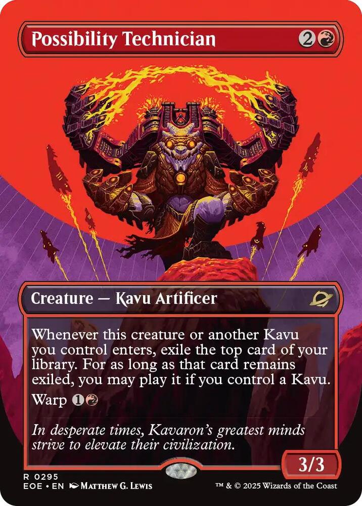 Possibility Technician  295/276 (Edge of Eternities)  - Borderless Foil