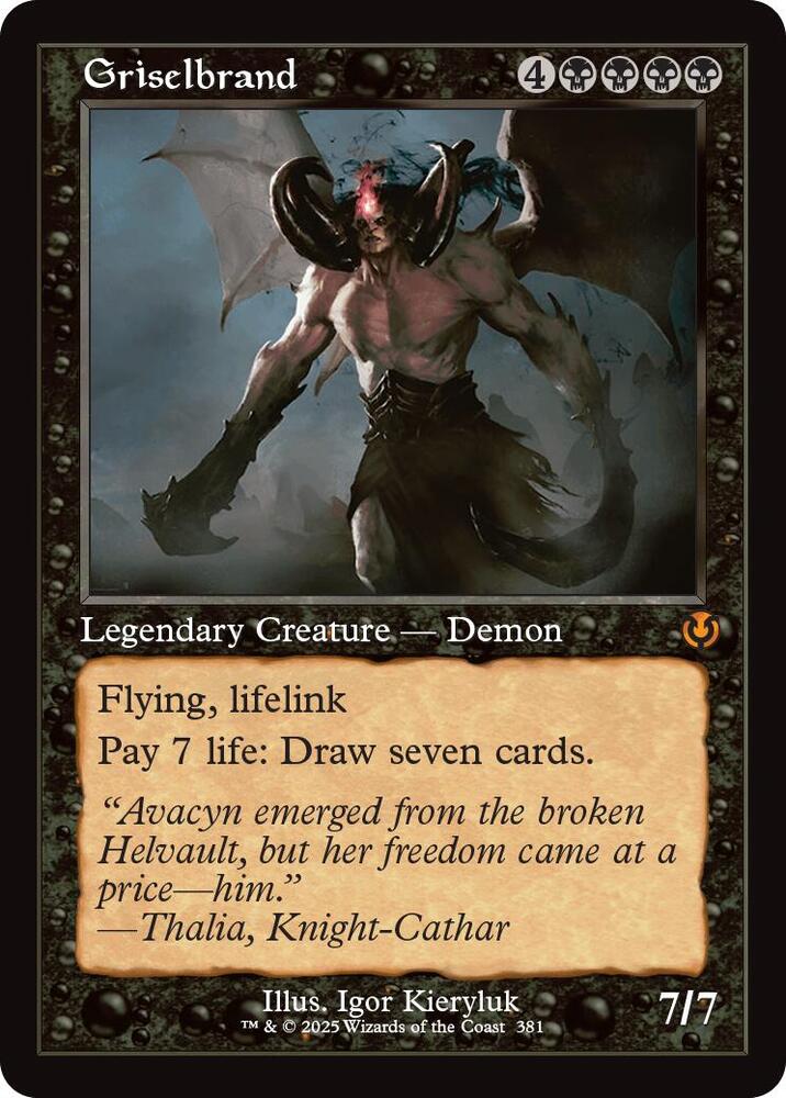 Griselbrand 381 (Innistrad Remastered)  - Retro Foil