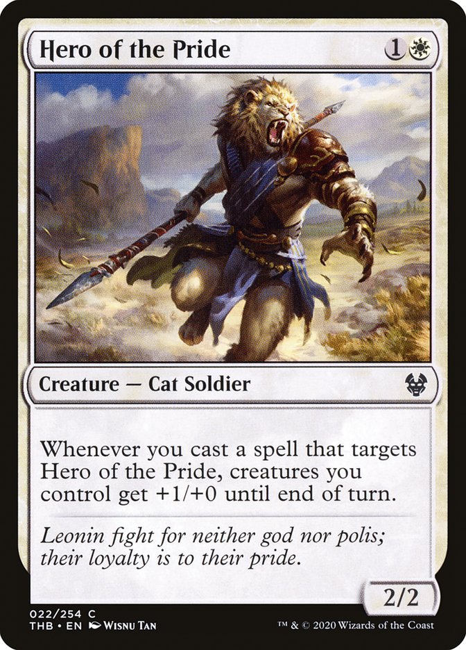 Hero of the Pride 22/254 (Theros Beyond Death)  - Foil