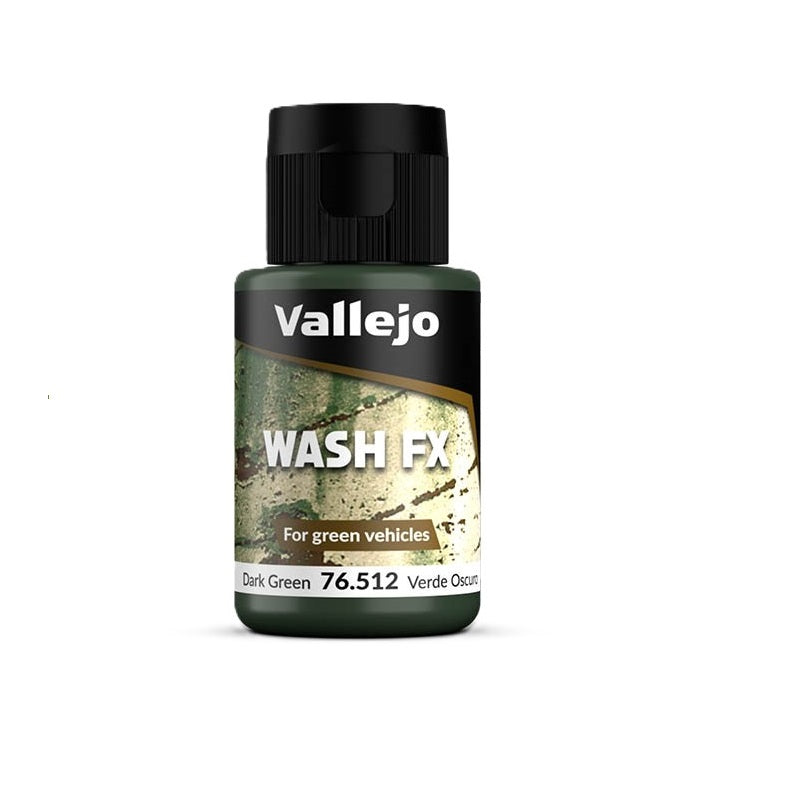 Vallejo Model Wash 35ml - Dark Green - Good Games