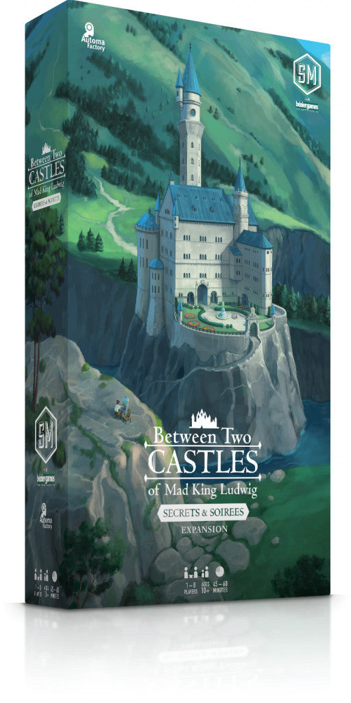 Between Two Castles of Mad King Ludwig: Secrets & Soirees - 1-8 Players Expansion Pack
