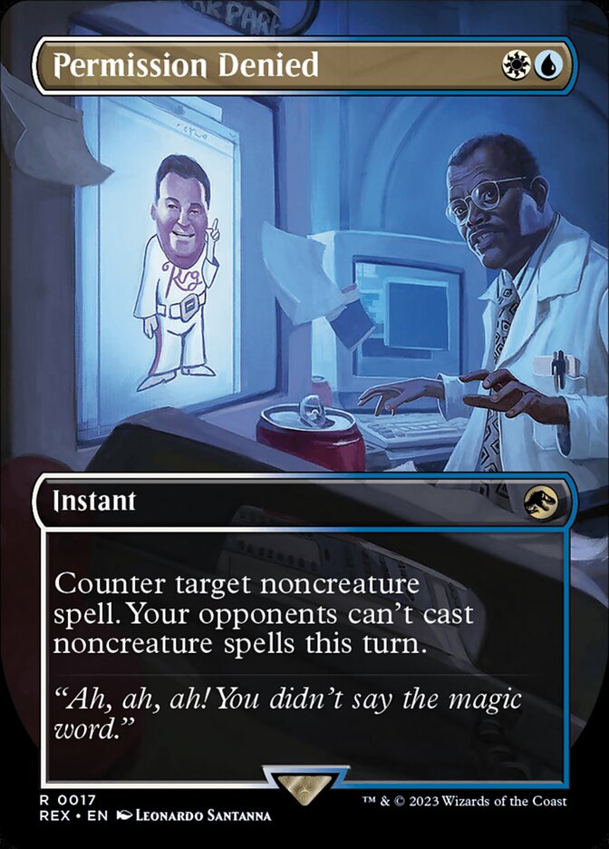 Permission Denied 17/26 (Universes Beyond: Jurassic World Collection)  - Borderless Foil