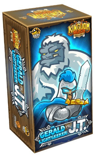 Kingdom Rush: Sir Gerald vs JT board game box