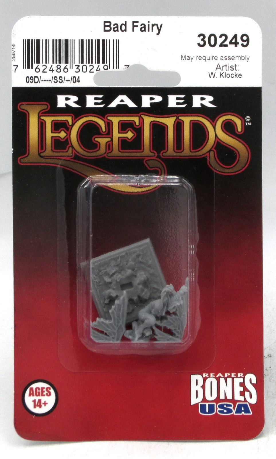 Reaper Legends Bones Bad Fairy miniature figure (30249) in retail blister pack