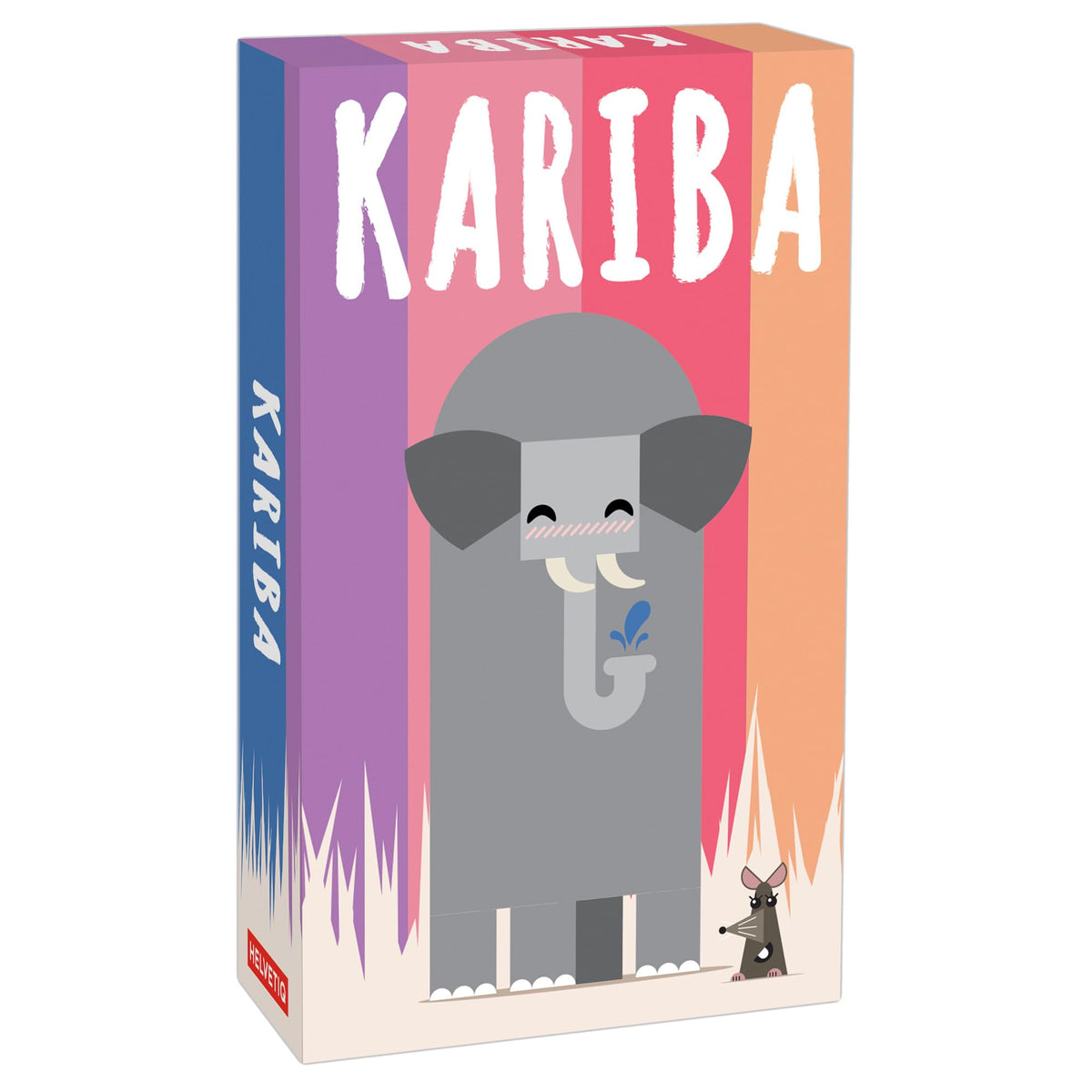 Helvetiq: Kariba game box with colorful animal illustration