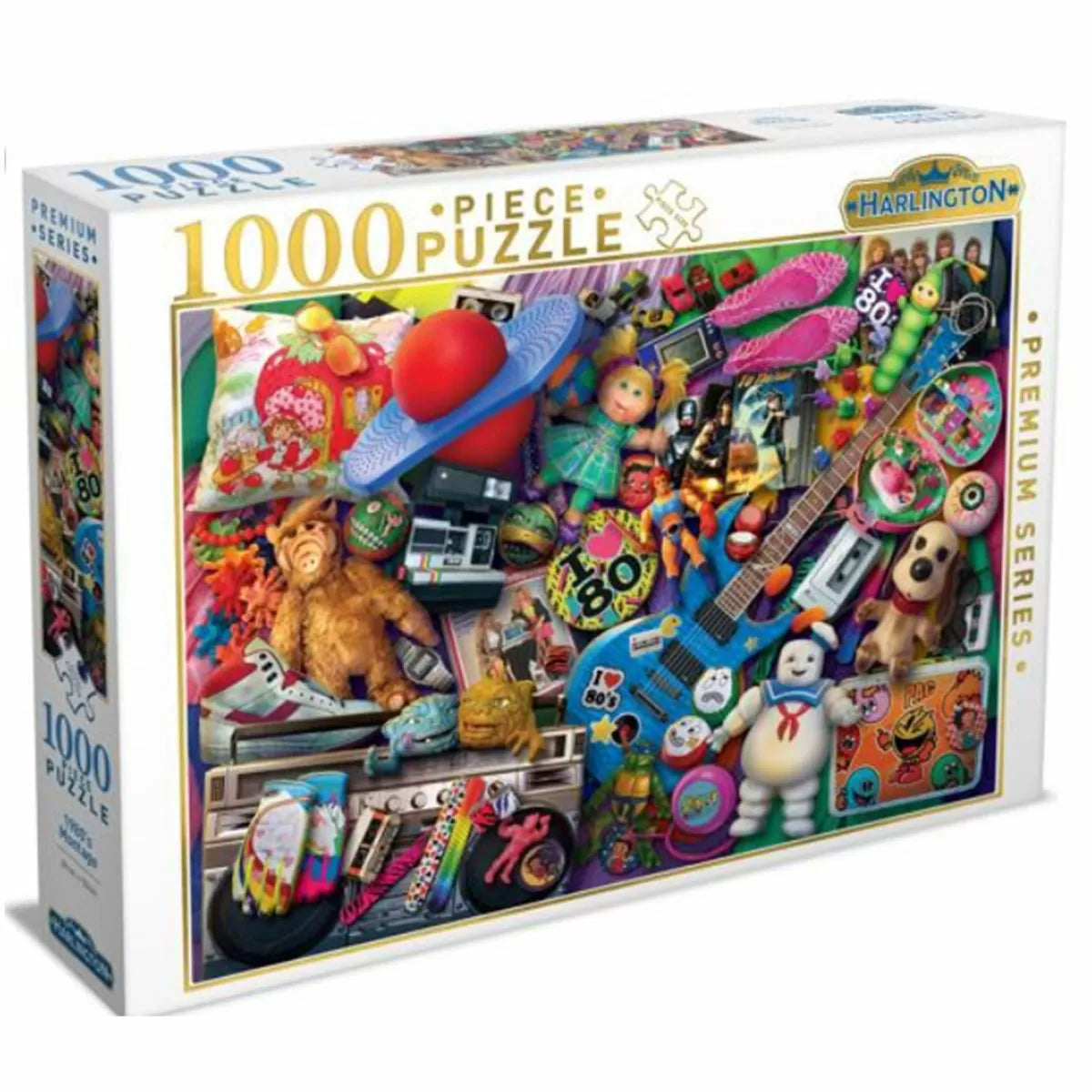 Harlington - 1980s Montage 1000 Piece Jigsaw - Good Games
