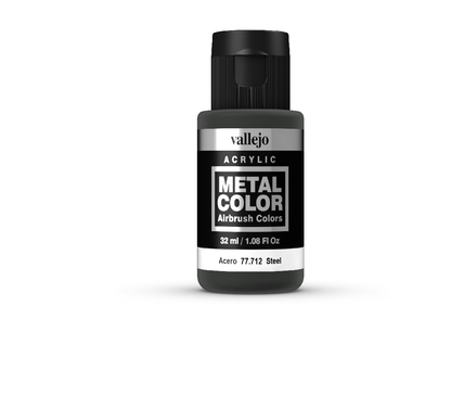 Vallejo Acrylic Metal Colour 32ml - Steel - Good Games