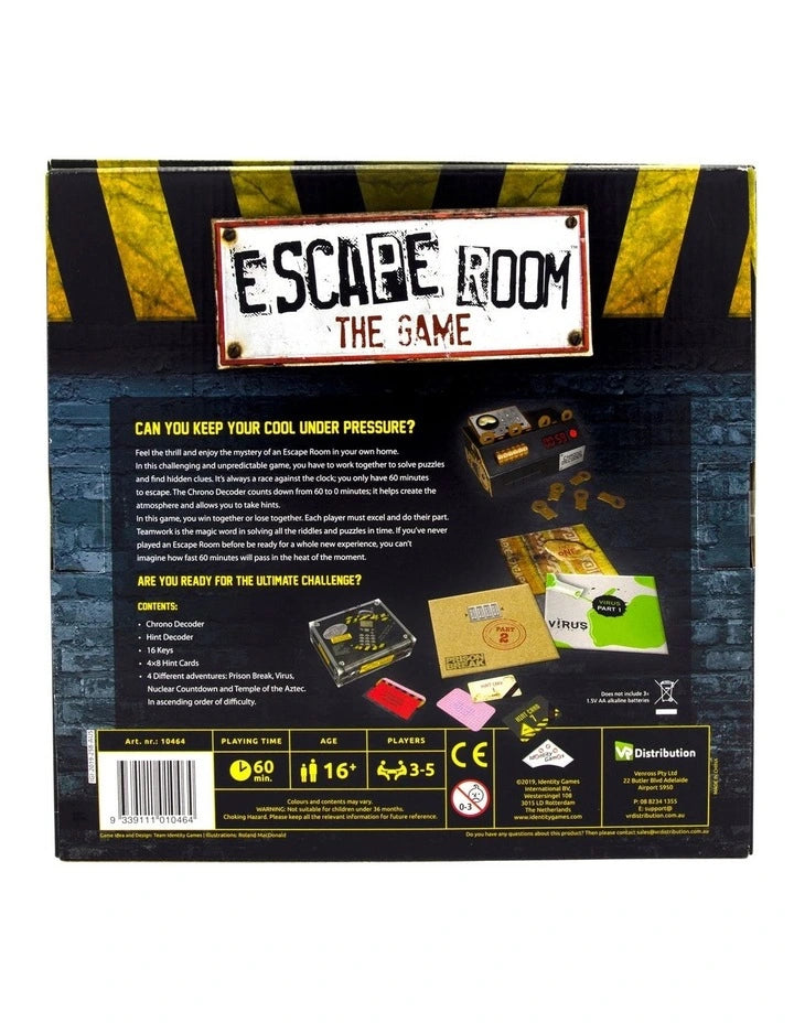 Escape Room The Game - 4 Rooms Plus Chrono Decoder
