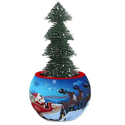 3D Flowerpot Santa Claus is getting busy