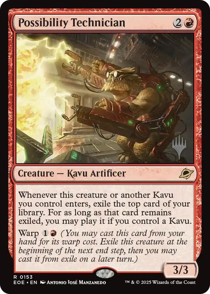 Possibility Technician 153 (Promo Pack: Edge of Eternities)  - Foil