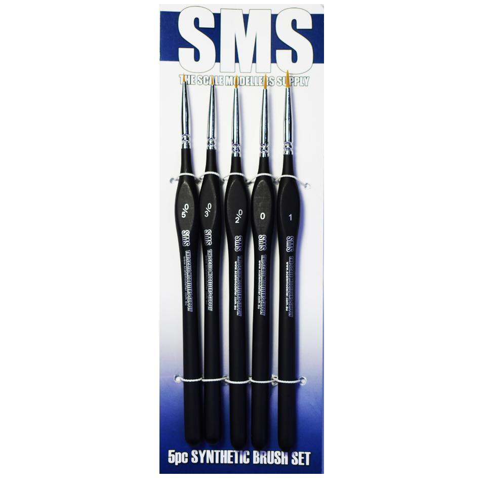 SMS Synthetic Brush Set (5pc) - Good Games