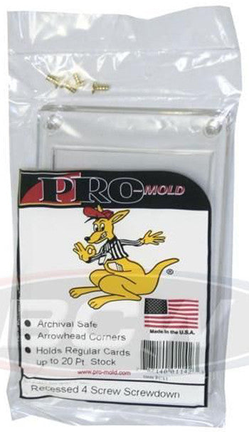 Ultra PRO 4-screw recessed card holder in retail packaging