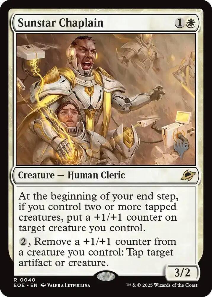 Sunstar Chaplain 40 (Promo Pack: Edge of Eternities) 