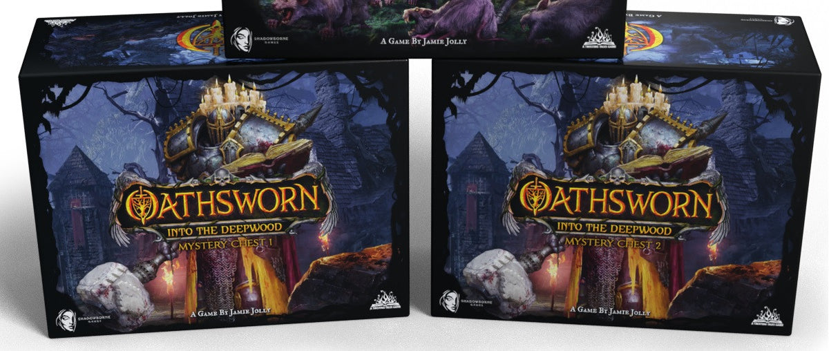 Oathsworn: Into the Deepwood Mystery Chest 1 &amp; 2 packaging