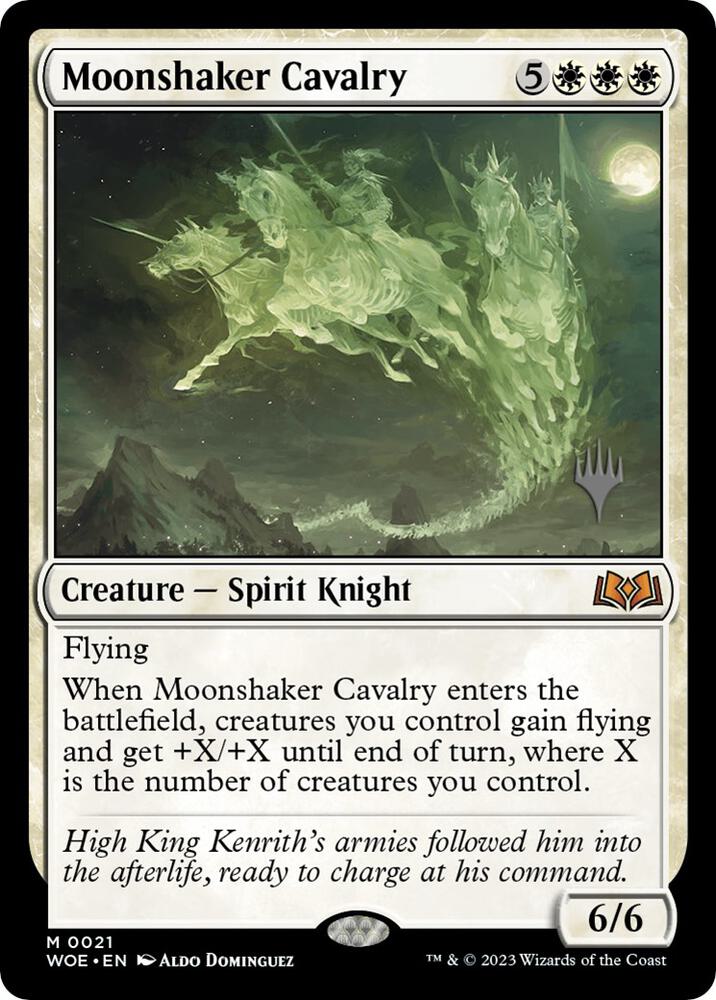 Moonshaker Cavalry 21 (Promo Pack: Wilds of Eldraine) 