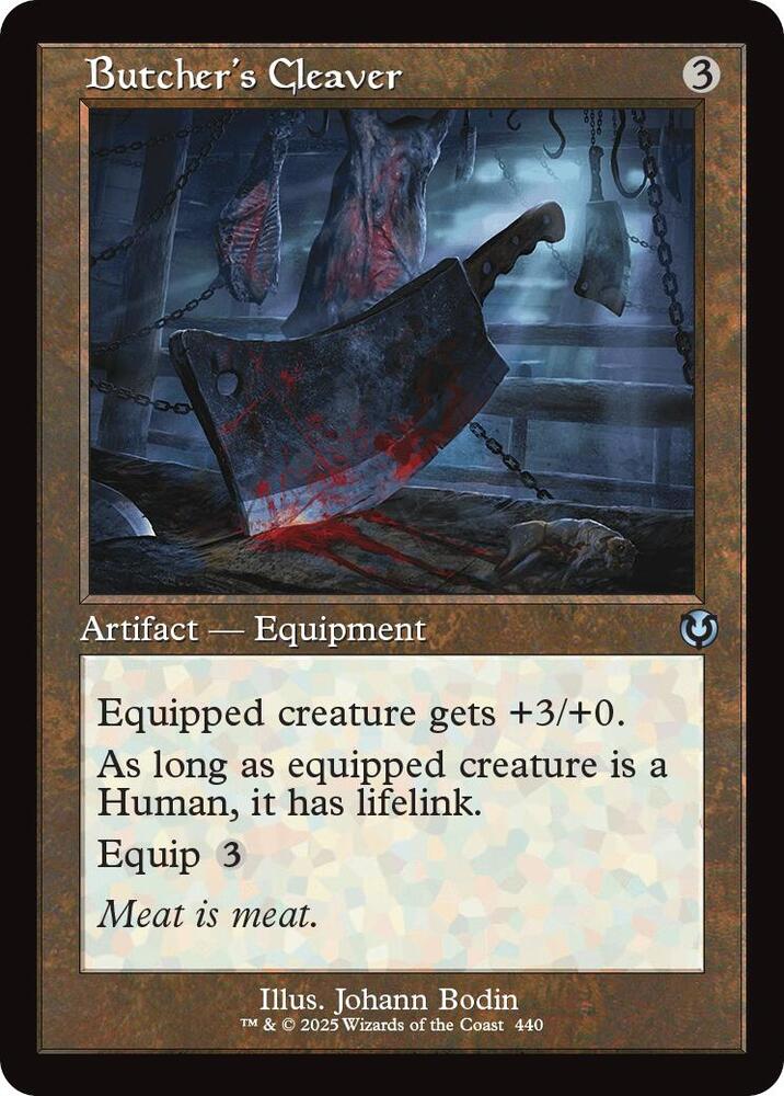 Butcher's Cleaver 440/287 (Innistrad Remastered)  - Retro