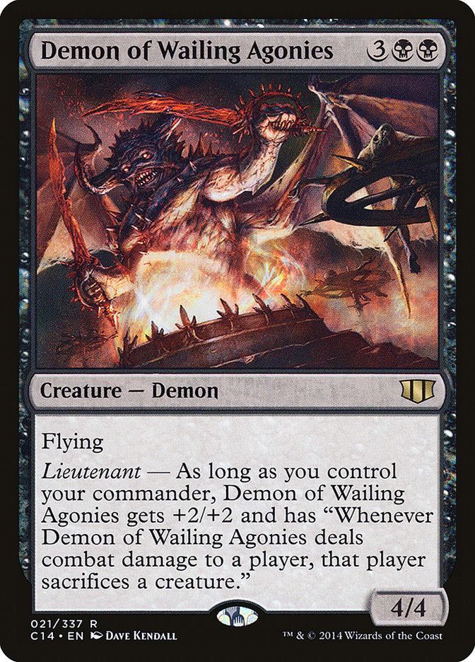 Demon of Wailing Agonies 21/337 (Commander 2014) 