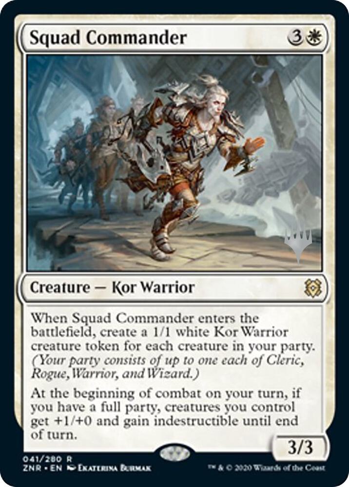 Squad Commander 41 (Promo Pack: Zendikar Rising)  - Foil