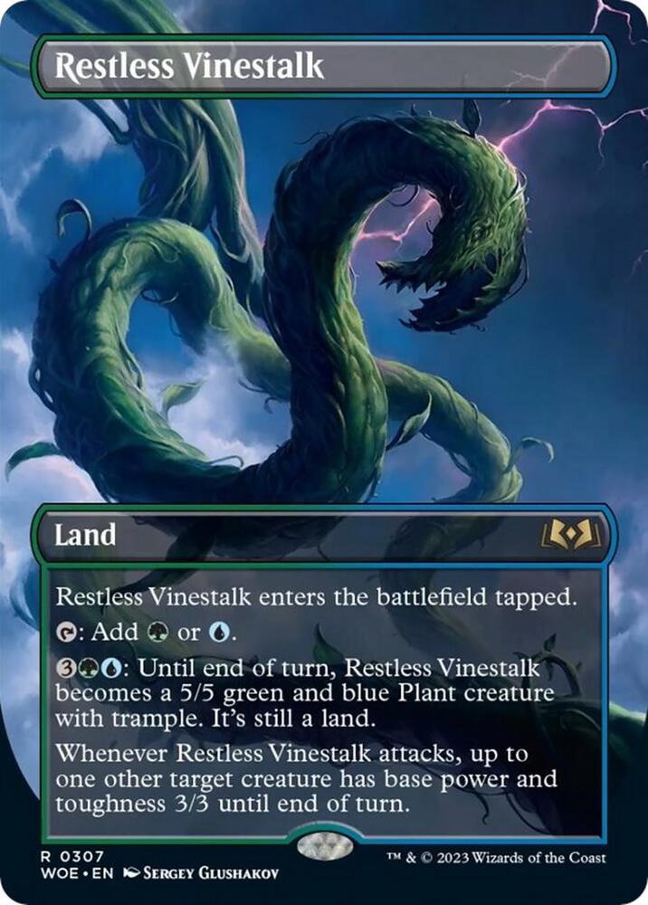 Restless Vinestalk 307 (Wilds of Eldraine)  - Borderless