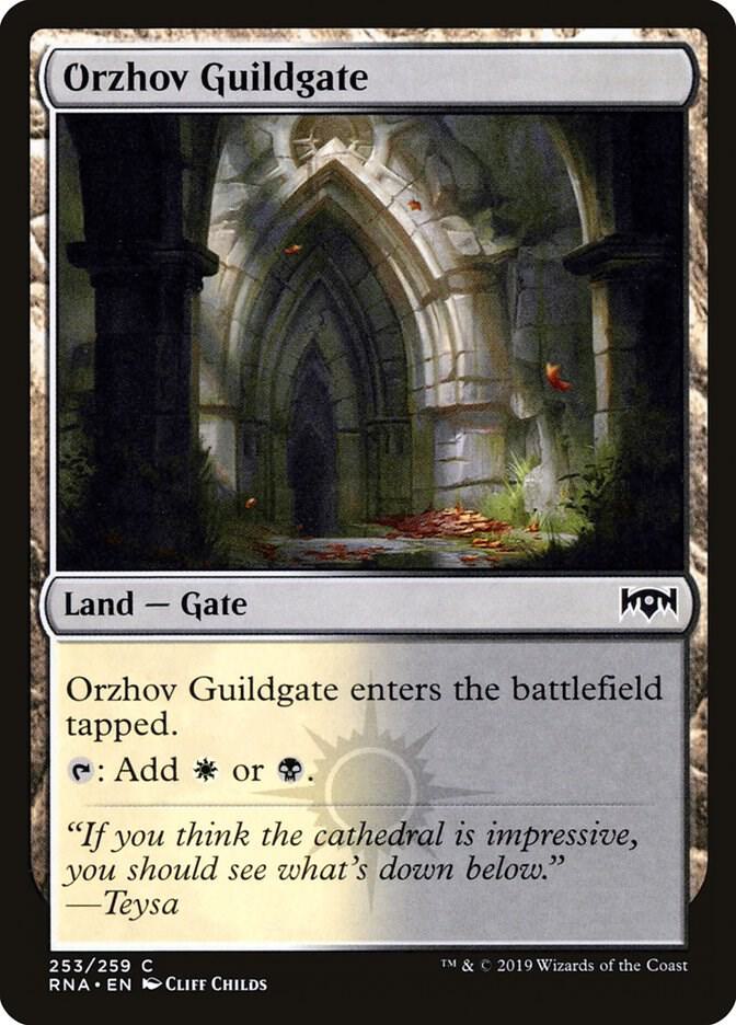 Orzhov Guildgate 253 253/259 (Ravnica Allegiance) 