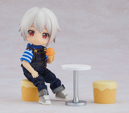 Nendoroid characters serving desserts using Ice Cream Shop accessories