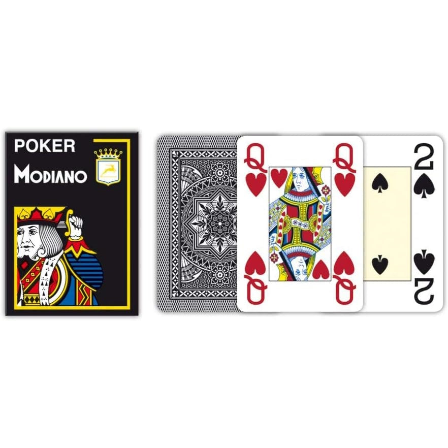 Poker 100percent Plastic 4 Index Jumbo