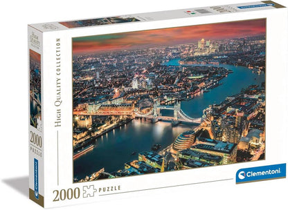 London Aerial View 2000 Piece Jigsaw (High Quality) - Good Games