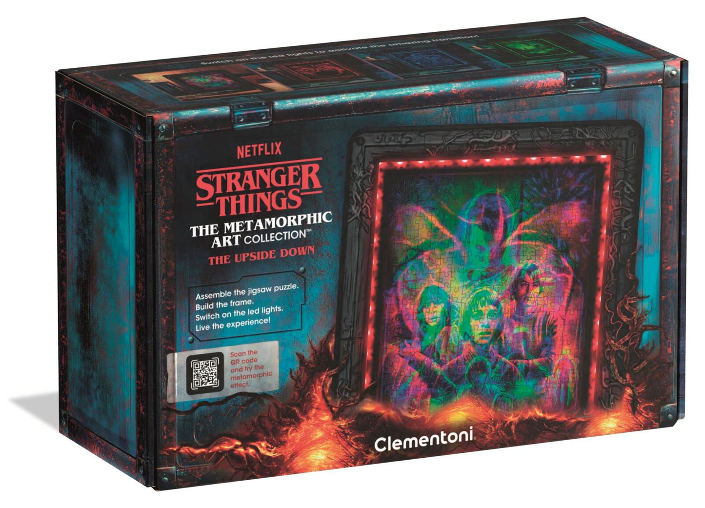 Clementoni Metamorphic Art Collection: Electronic Art Stranger Things: The Upside Down - 520 piece Puzzle