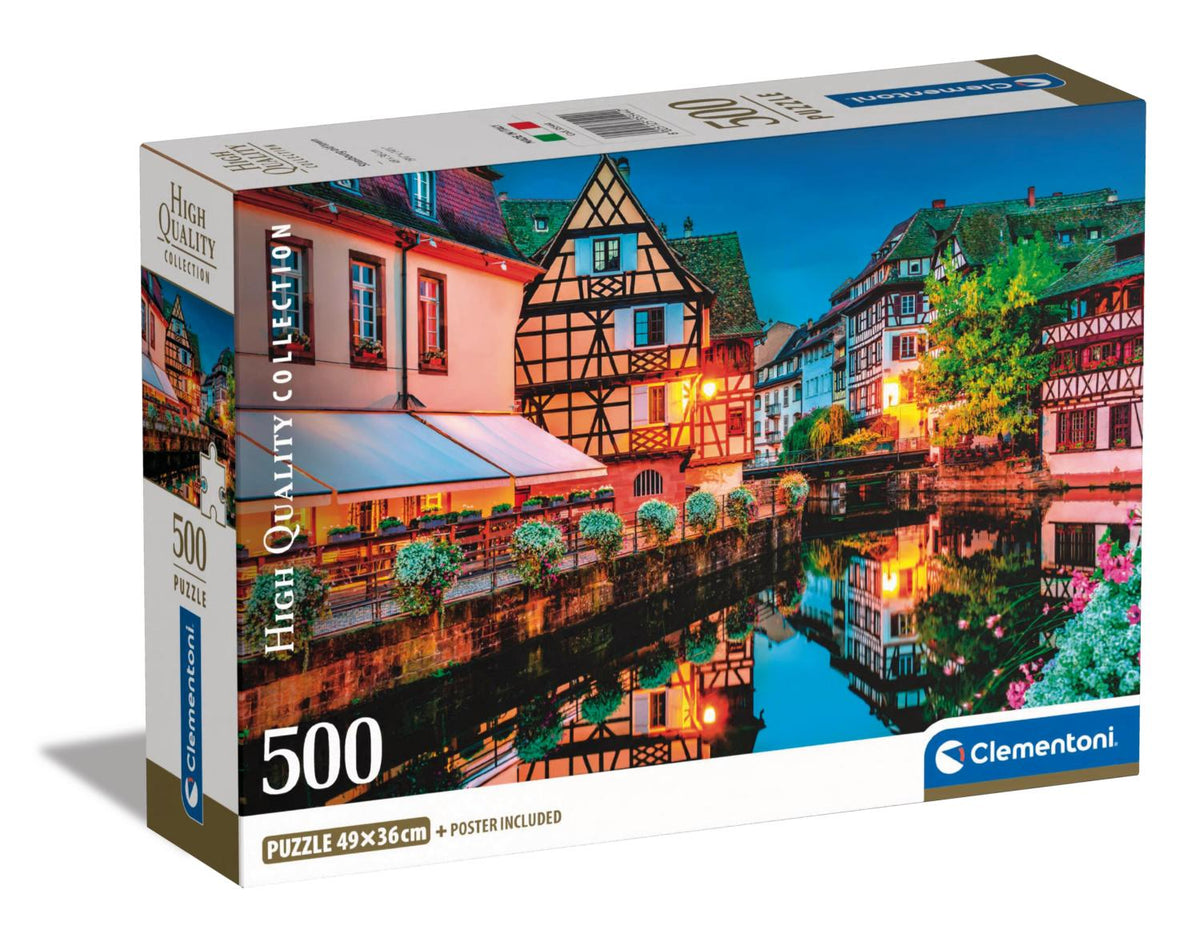 Strasbourg Old Town 500 Piece Jigsaw (Compact)
