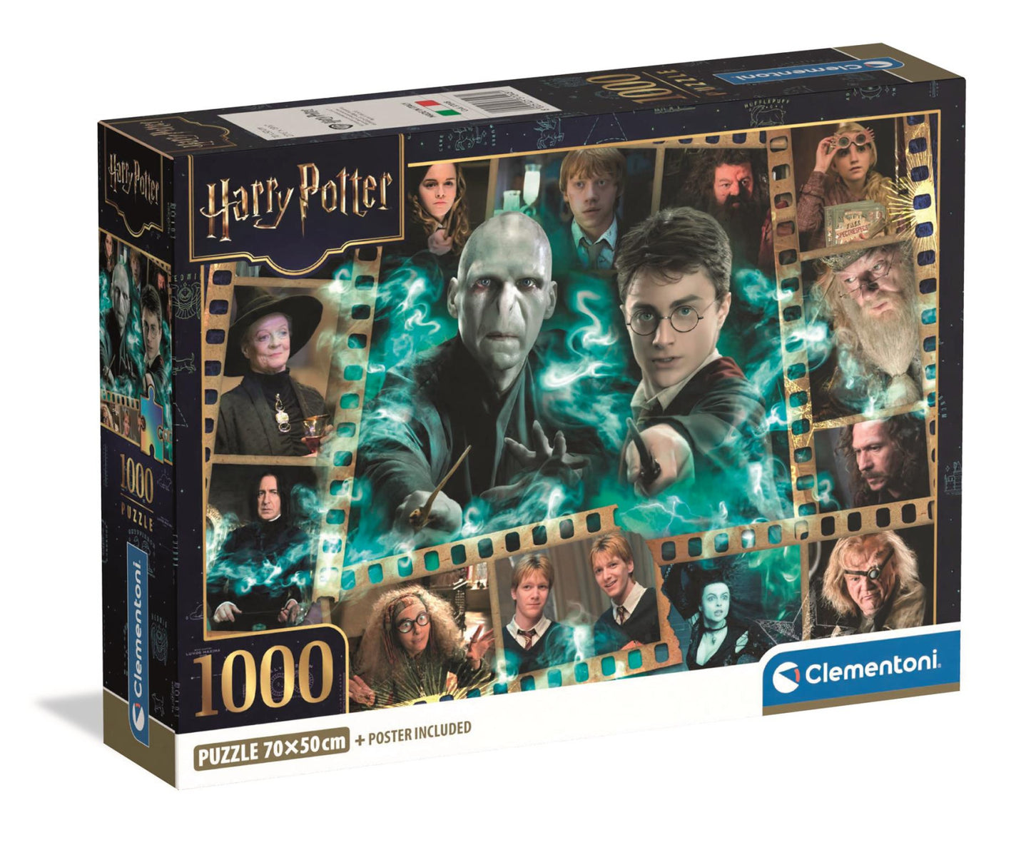 Clementoni 125822 Harry Potter - 1000 piece Puzzle with Poster