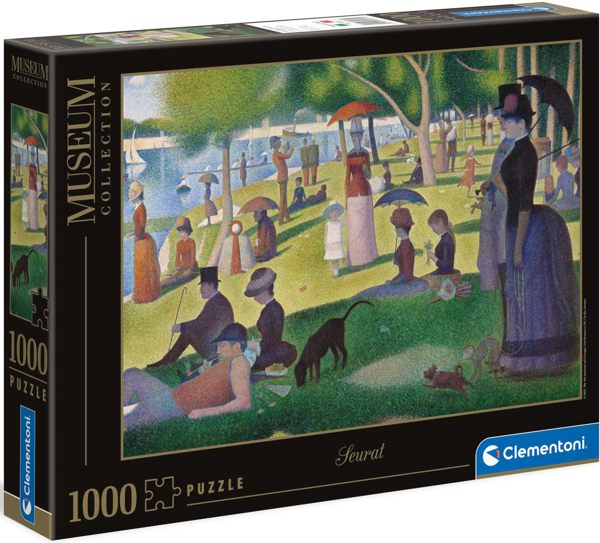 Clementoni - Museum Collection - Sunday On La Grande 1000 Piece Jigsaw - Good Games