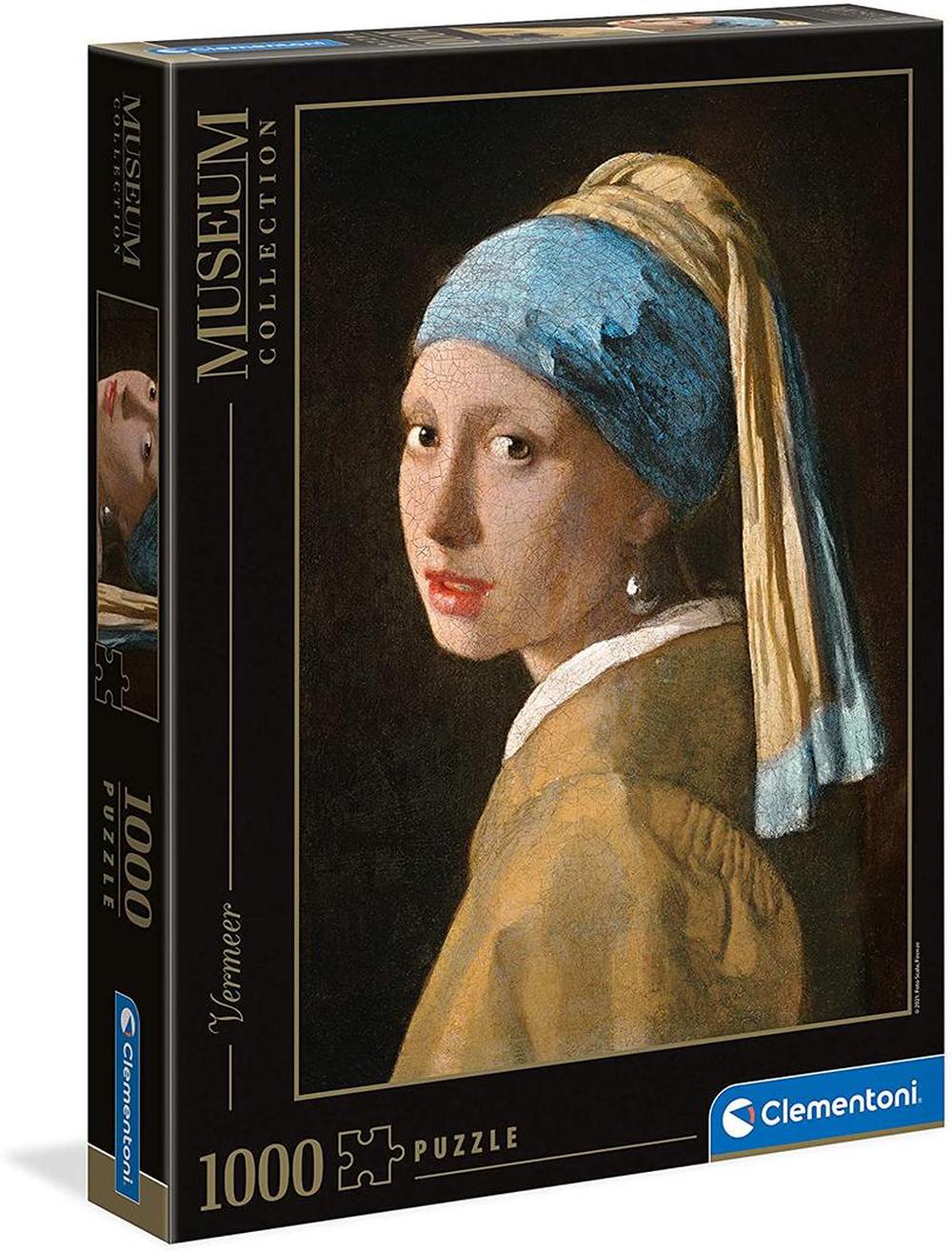 Clementoni - Museum Collection - Girl With Pearl Earring 1000 Piece Jigsaw - Good Games