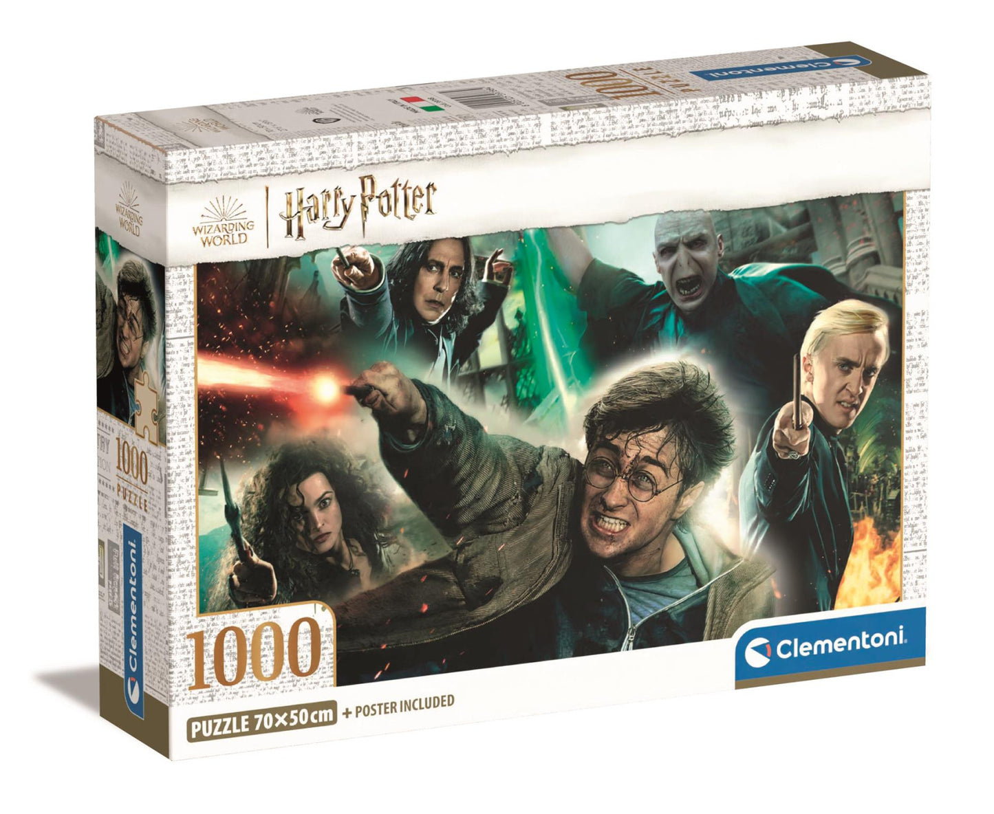 Clementoni 125836 Harry Potter - 1000 piece Puzzle with Poster