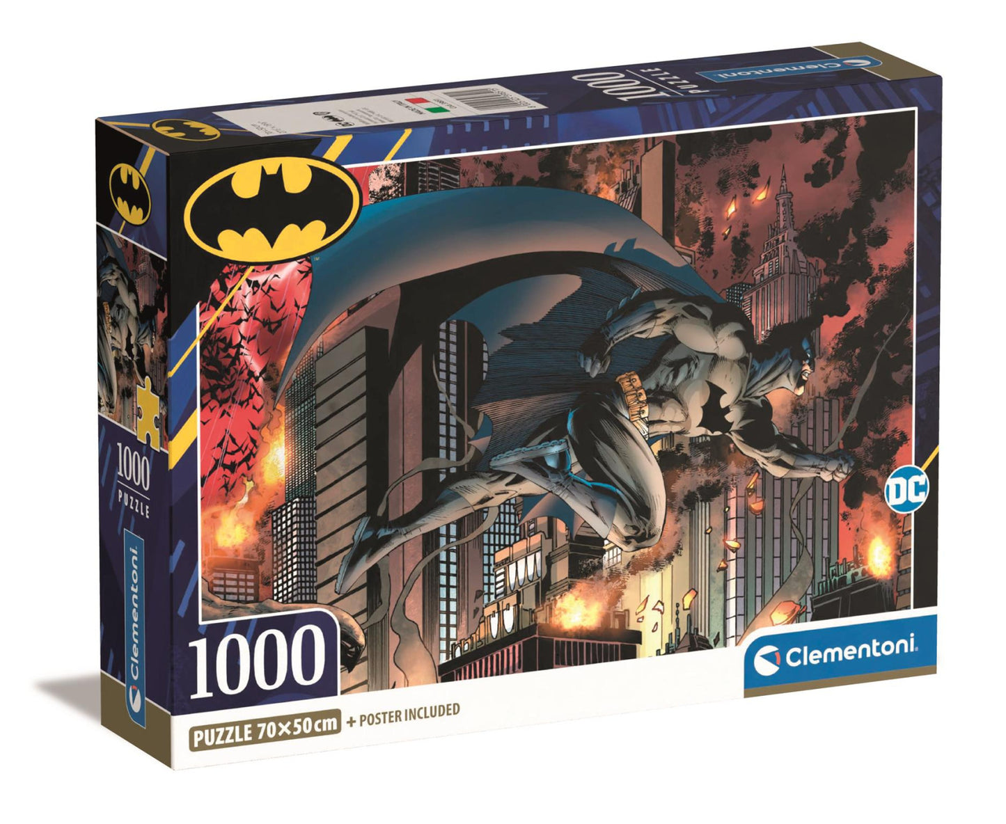 Clementoni 125837 Batman - 1000 piece Puzzle with Poster