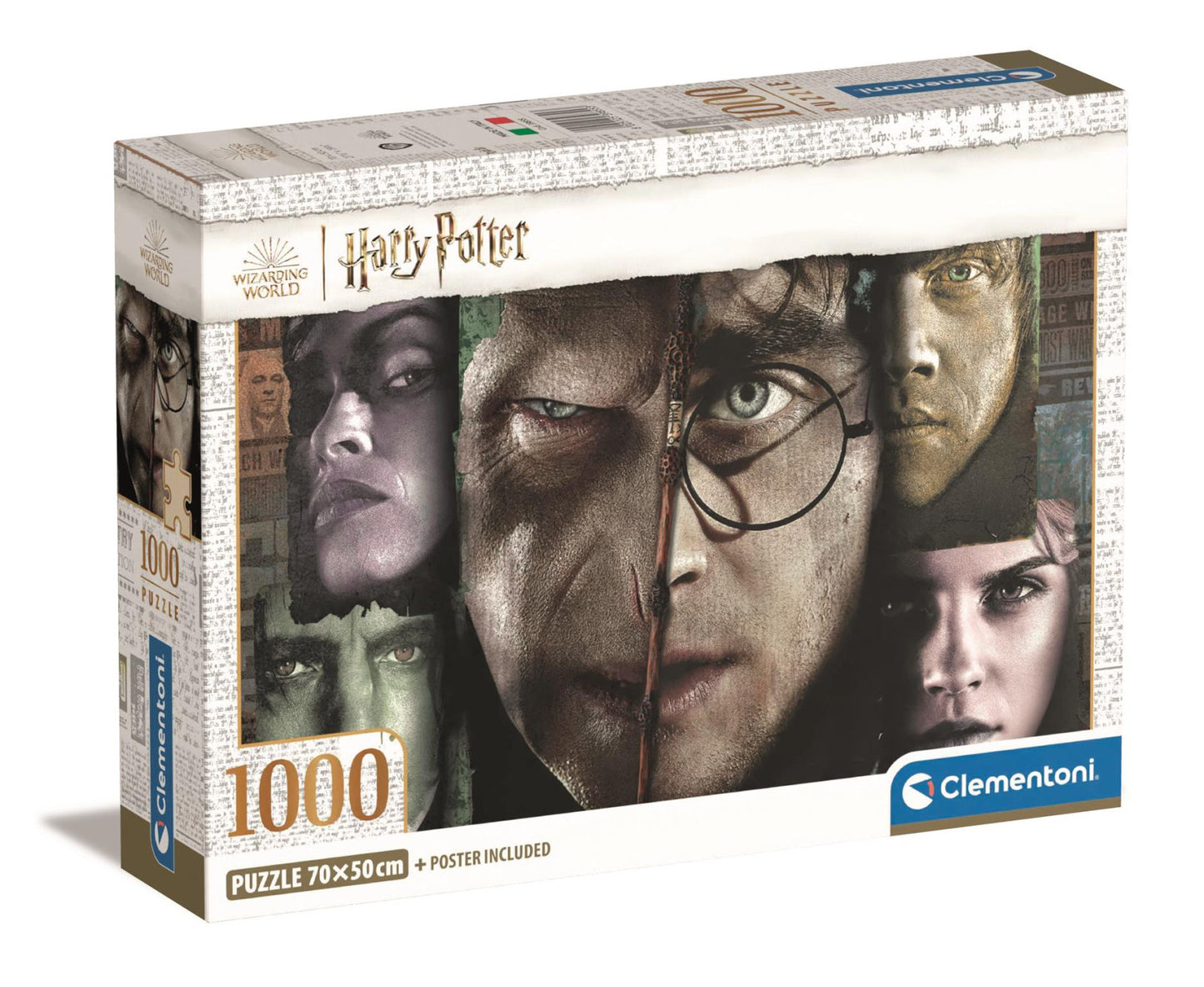 Clementoni Harry Potter/Voldemort Face - 1000 piece Puzzle with Poster