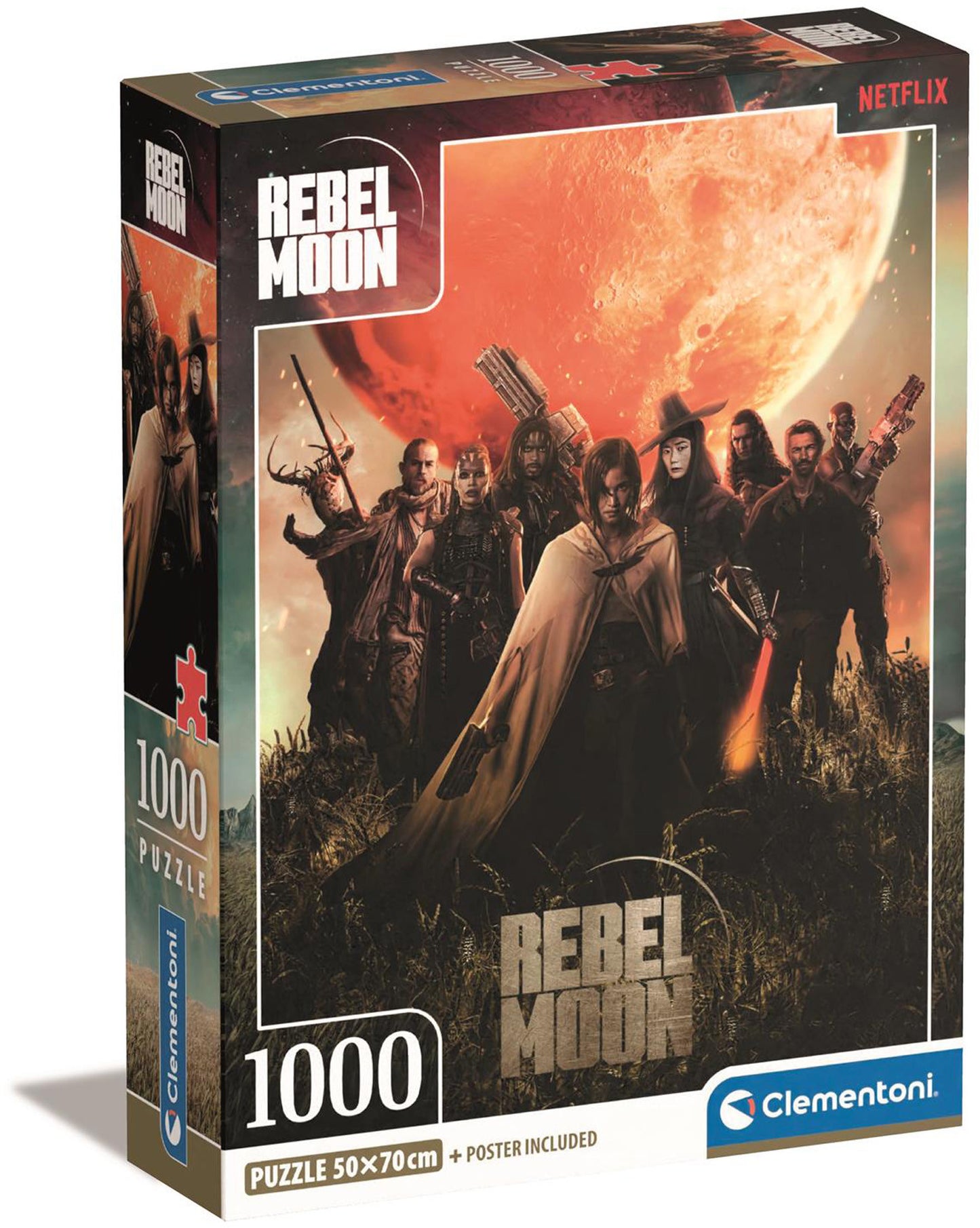 Rebel Moon puzzle compact 2 box with resistance-themed artwork