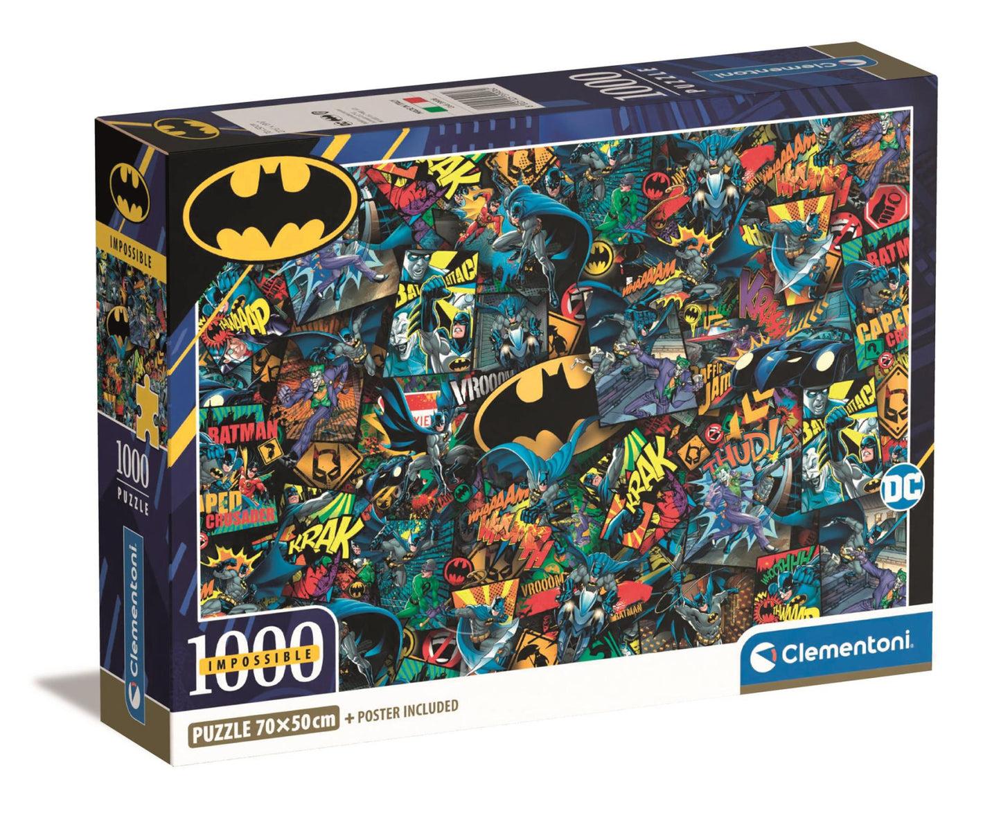 Clementoni Impossible Puzzle: Batman - 1000 piece Jigsaw