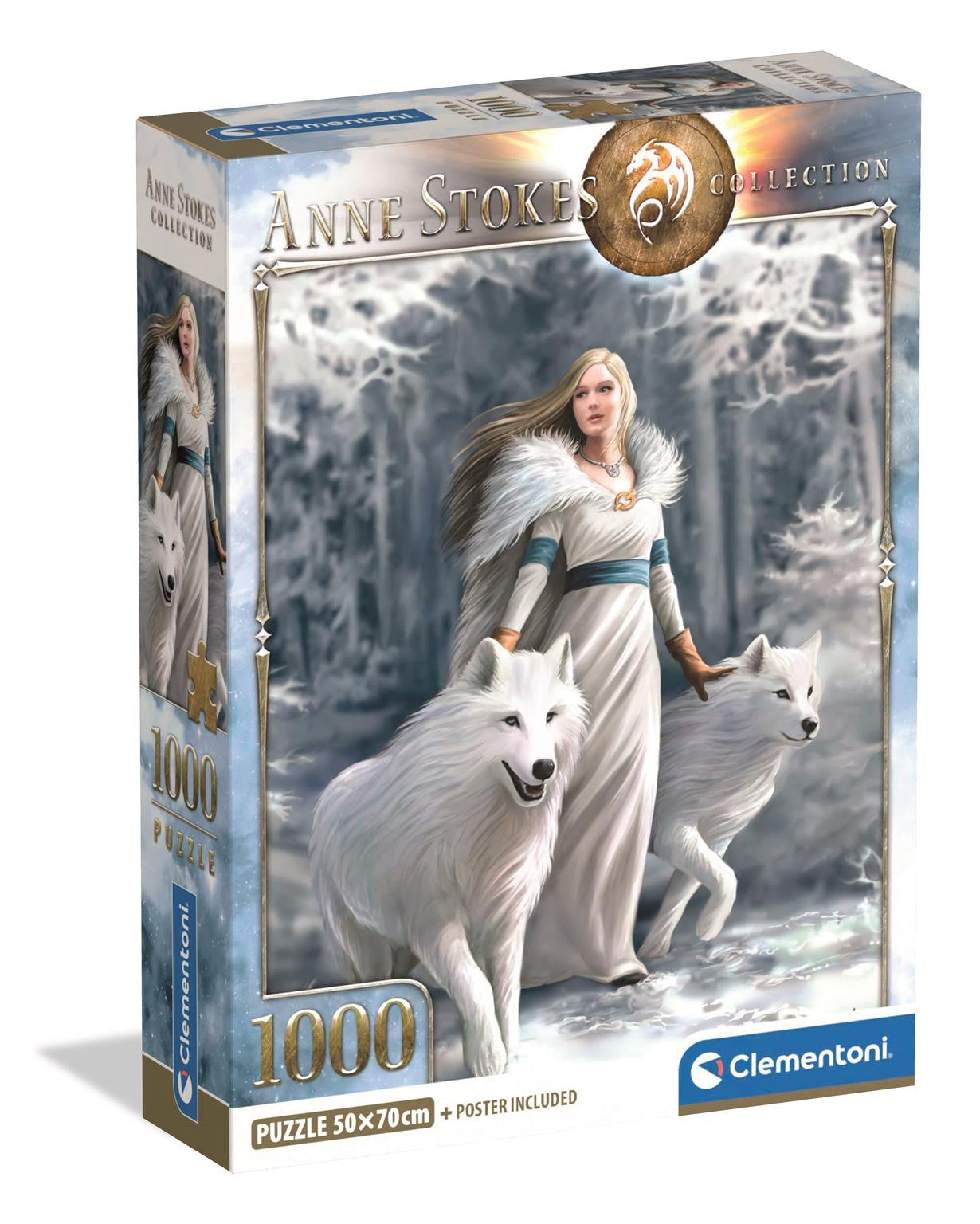 Clementoni Anne Stokes: Winter Guardians - 1000 piece Puzzle