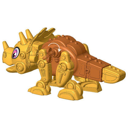 Dino Bot Triceratop with moving parts illustration image