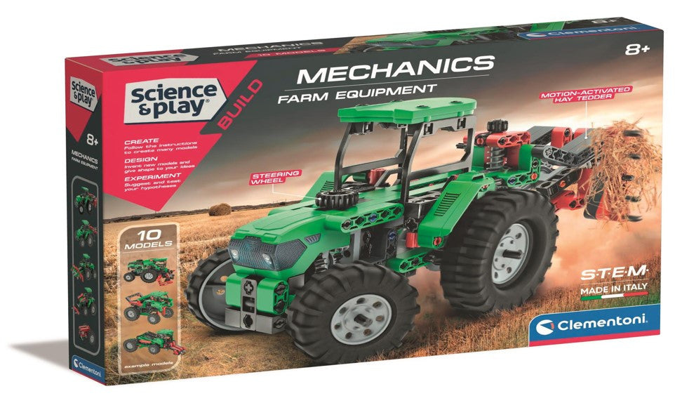Clementoni Science & Play Machanics: Farm Vehicles Contsruction Kit