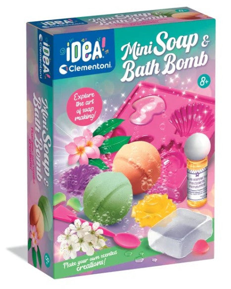 Clementoni IDEA Mini Soaps & Bath Bombs Lab Scientific Kit