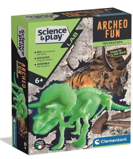 Clementoni Science & Play Archeofun Triceratops Dig Kit